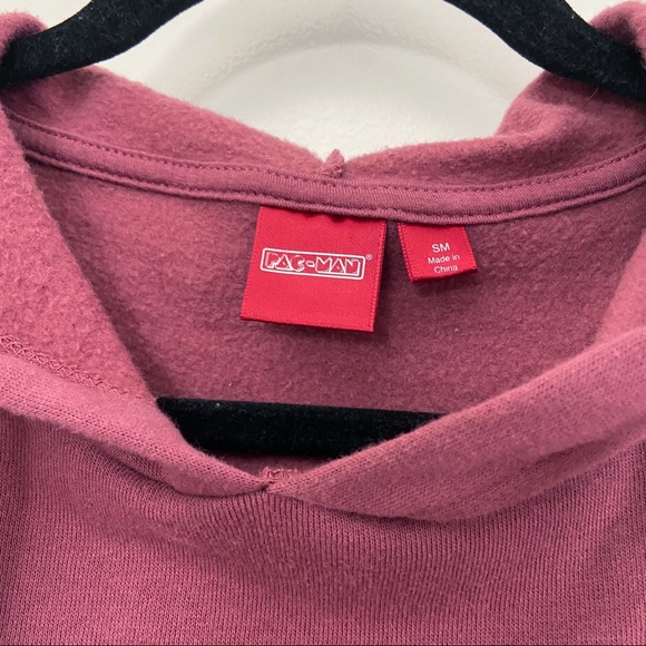 NWOT PACMAN Cropped Hooded Sweater Small - Picture 3 of 6